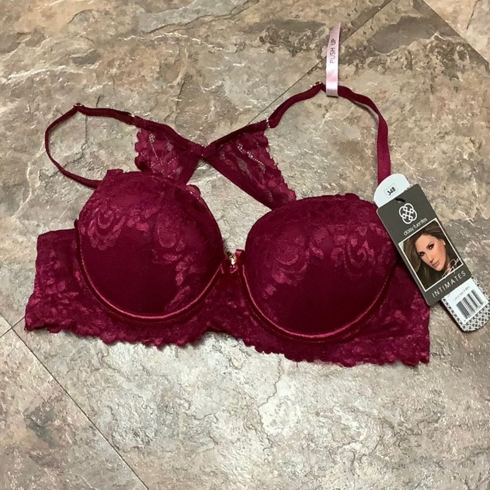 ⚠️ Daisy Fuentes intimates lace back bra - Picture 1 of 8